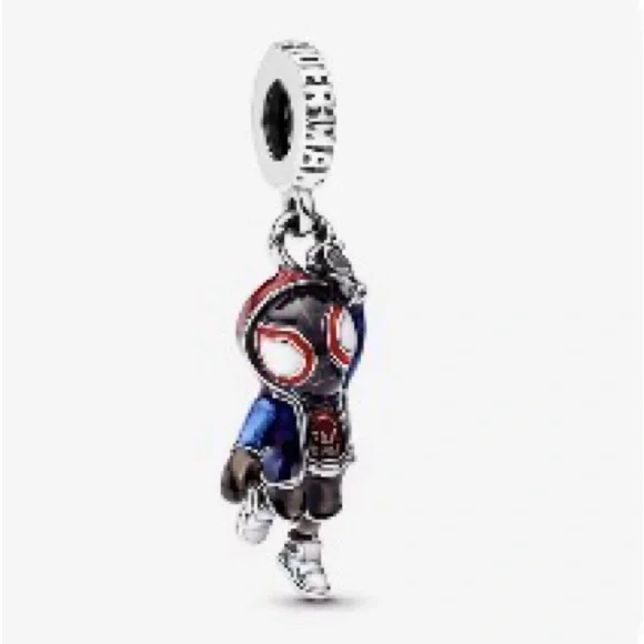 Marvel Superhero Charm Pendant - Blue and Red - Picture 1 of 4